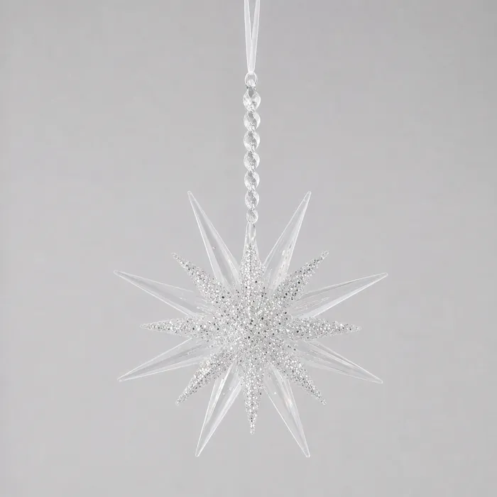 Pendentif cristal — Étoile scintillante