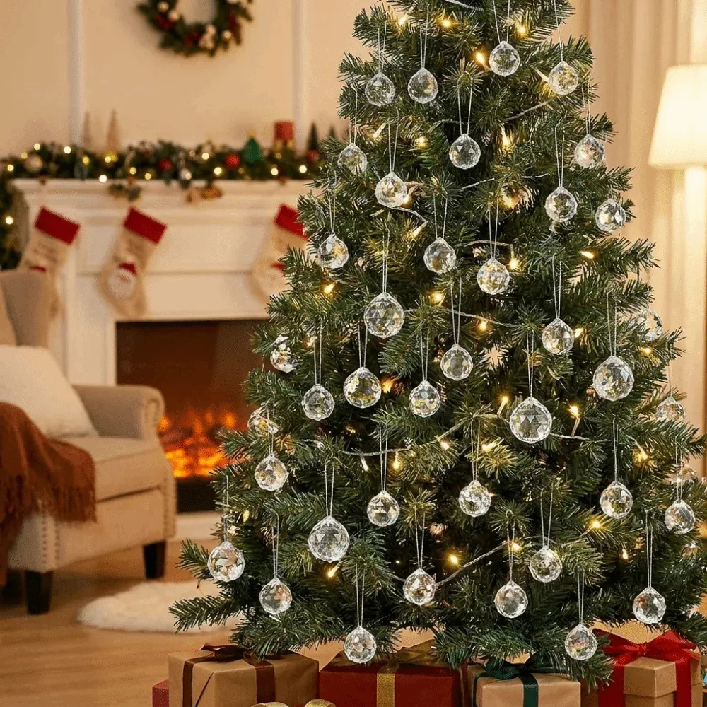 Lot de 30 boules cristal facettées — photo 4